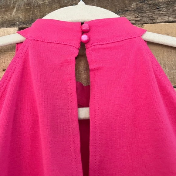 New York & Company Pink Jumpsuit Halter Style - Picture 3 of 3